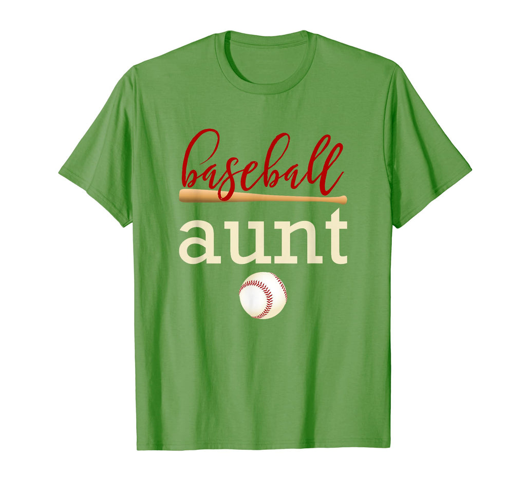 Baseball Aunt Family Baseball T-Shirt - Casual Everyday Wear Unisex - T-Shirt, Sweatshirt, Hoodie
