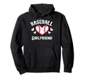Baseball Girlfriend Heart Family Matching Gf Hoodie - Trendy Graphic Unisex - T-Shirt, Sweatshirt, Hoodie