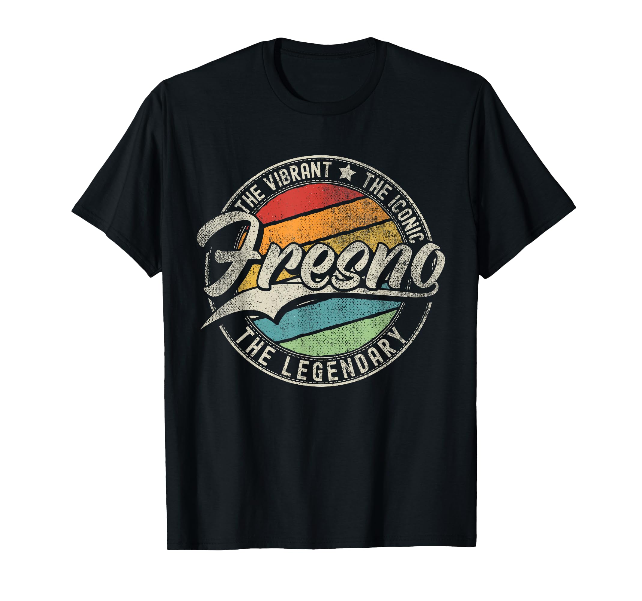 Fresno Ca California Distressed T-Shirt - Casual Everyday Wear for Adults - T-Shirt, Sweatshirt, Hoodie