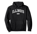 Illinois Usa Collegiate Funny Y2K Hoodie - Graphic Print Men Women - T-Shirt, Sweatshirt, Hoodie