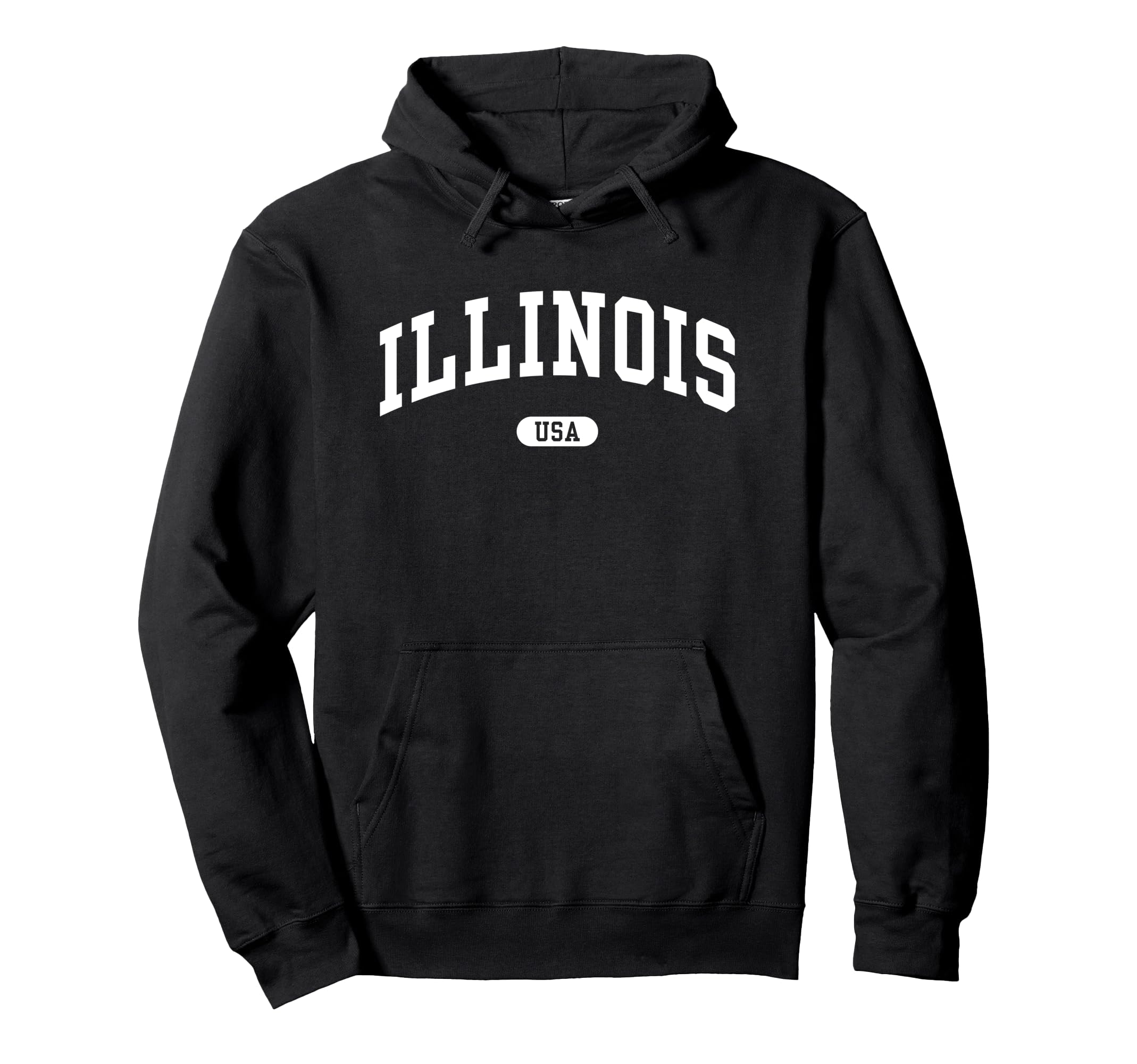 Illinois Usa Collegiate Funny Y2K Hoodie - Graphic Print Men Women - T-Shirt, Sweatshirt, Hoodie