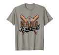 Baseball Nana Cheetah Crossed Bats T-Shirt - Trendy Graphic Men Women - T-Shirt, Sweatshirt, Hoodie