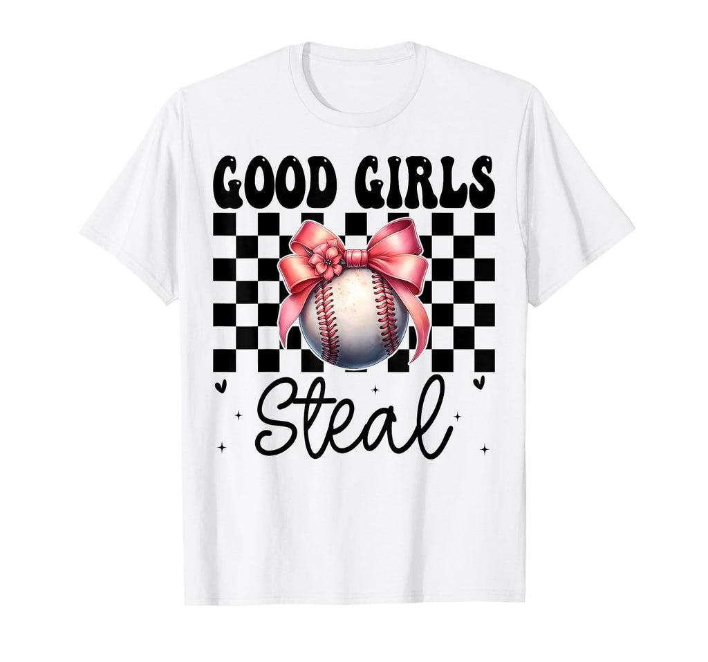 Baseball Mom Mothers Day Coquette Bow Good T-Shirt - Trendy Graphic Unisex - T-Shirt, Sweatshirt, Hoodie