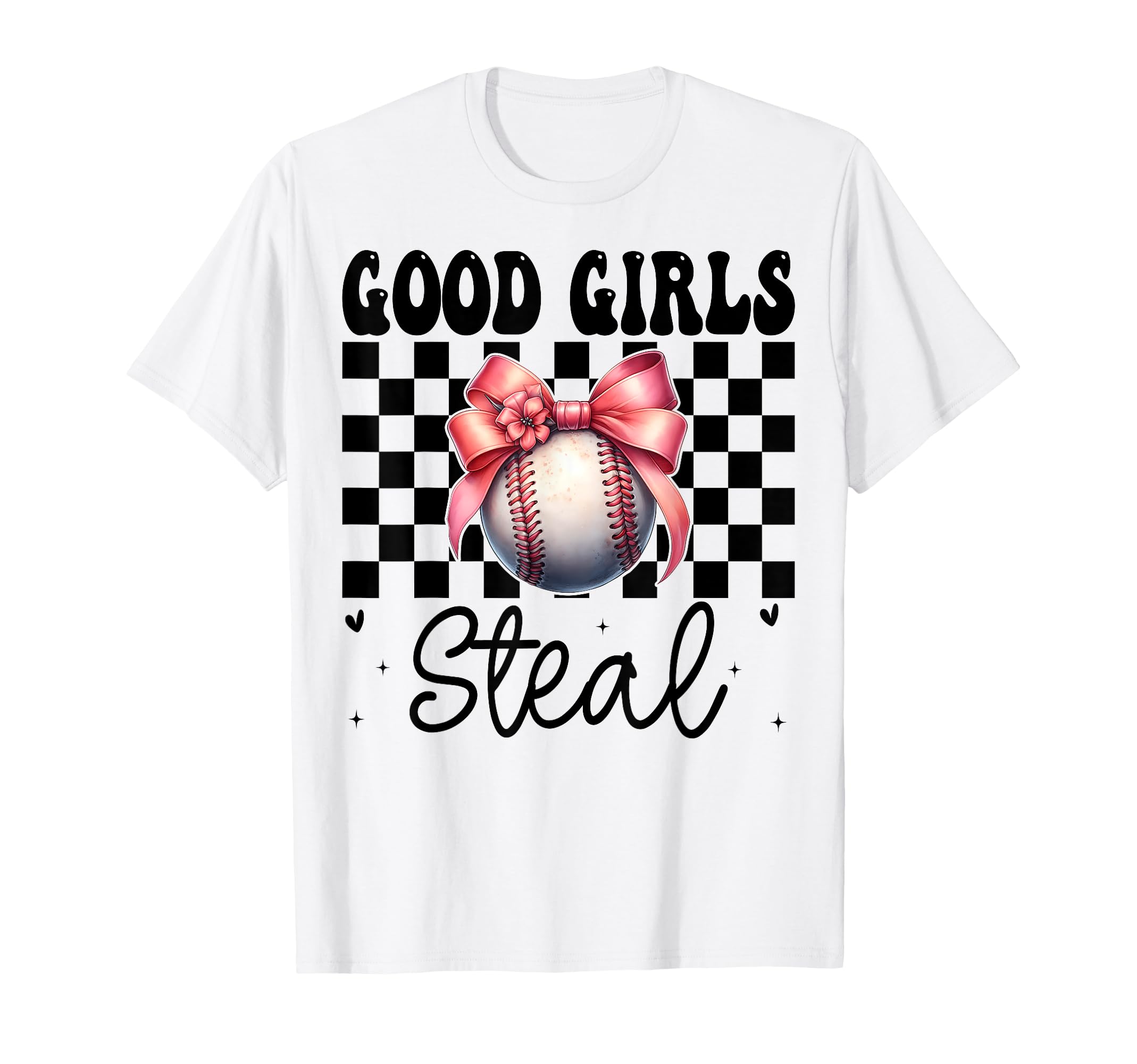 Baseball Mom Mothers Day Coquette Bow Good T-Shirt - Trendy Graphic Unisex - T-Shirt, Sweatshirt, Hoodie