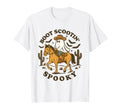 Boot Scootin Spooky Western Halloween T-Shirt - Graphic Print Men Women - T-Shirt, Sweatshirt, Hoodie
