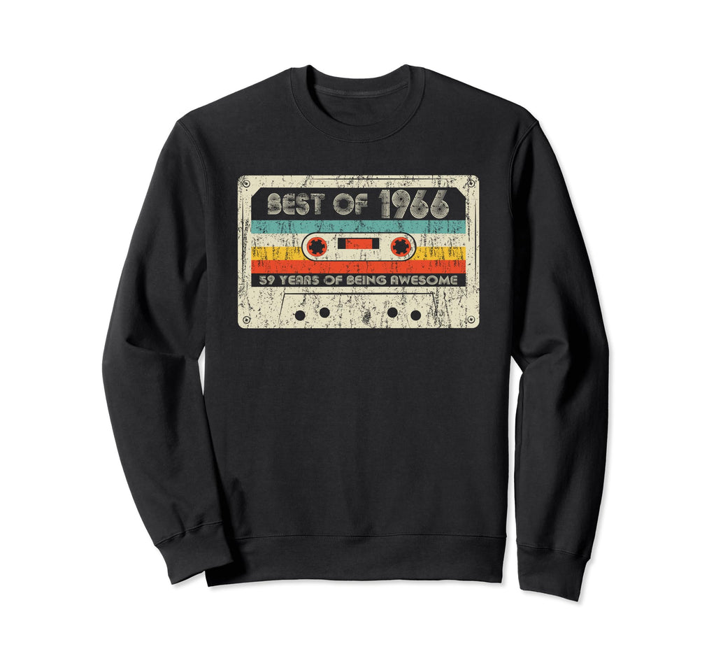Best 1966 1966 Birthday Cassette Sweatshirt - Streetwear Style Men Women - T-Shirt, Sweatshirt, Hoodie