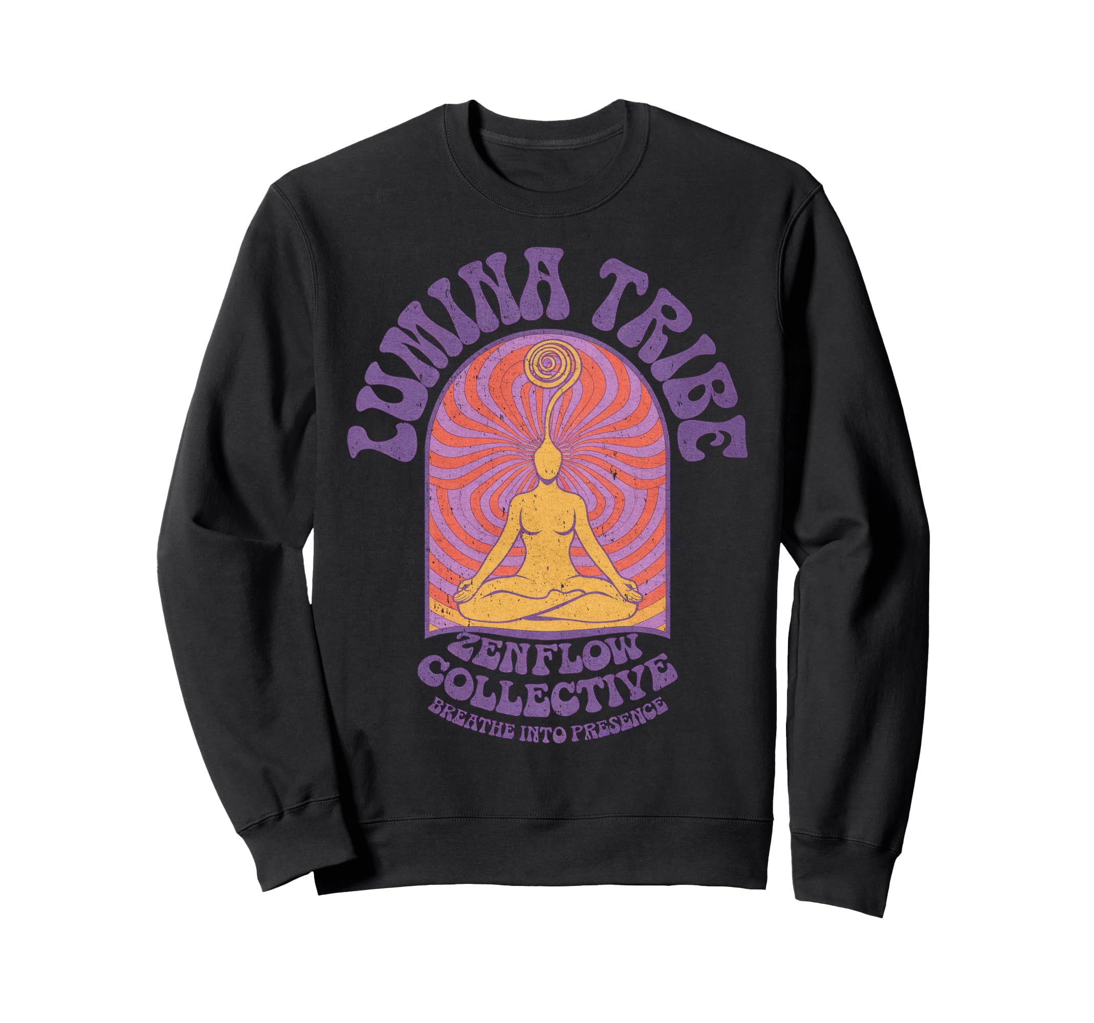 Aesthetic Streetwear Yoga Sweatshirt - Fun Novelty Design for Adults - T-Shirt, Sweatshirt, Hoodie