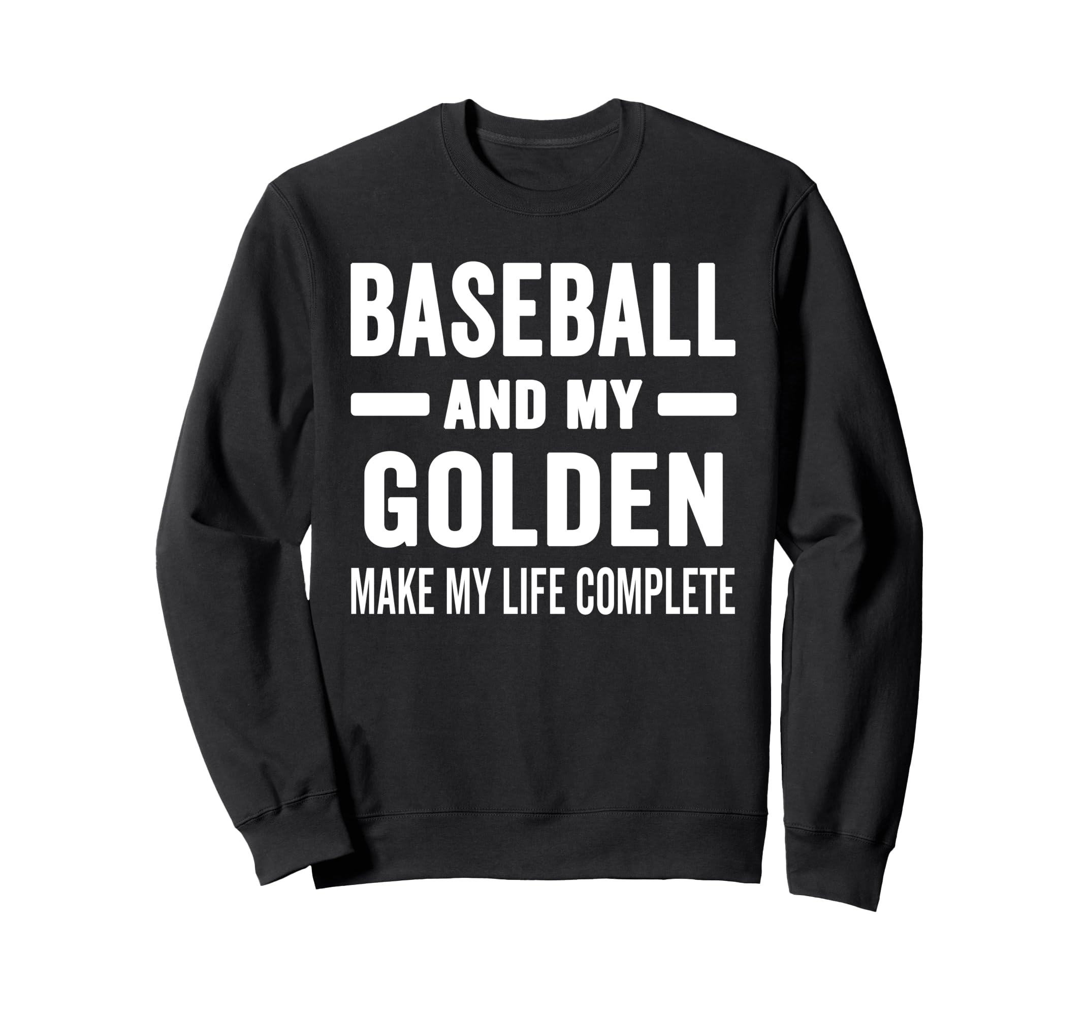 Baseball And My Golden Mama Dog Lover Sweatshirt - Custom Art Print Unisex - T-Shirt, Sweatshirt, Hoodie