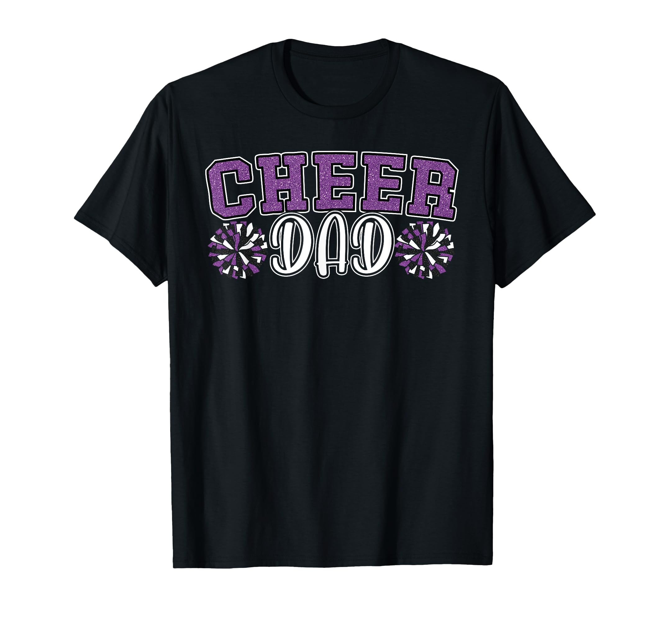 Proud Cheer Dad My Favorite T-Shirt - Custom Art Print for Adults - T-Shirt, Sweatshirt, Hoodie