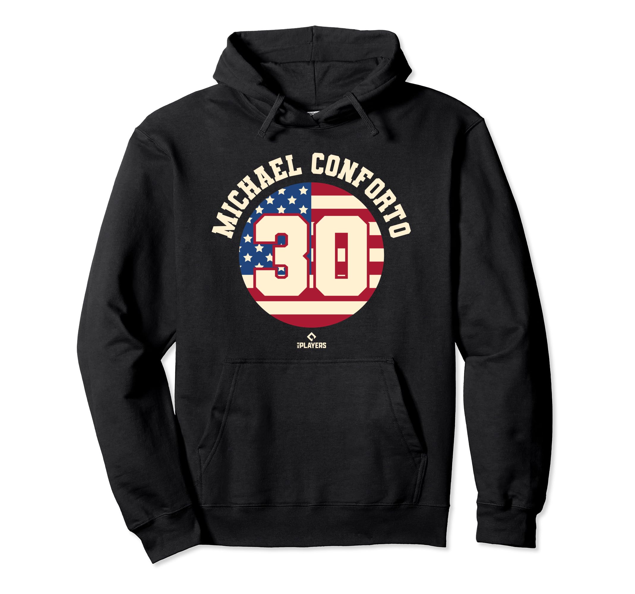Michael Conforto Flag Mlbpa Patriotic Hoodie - Graphic Print Unisex - T-Shirt, Sweatshirt, Hoodie