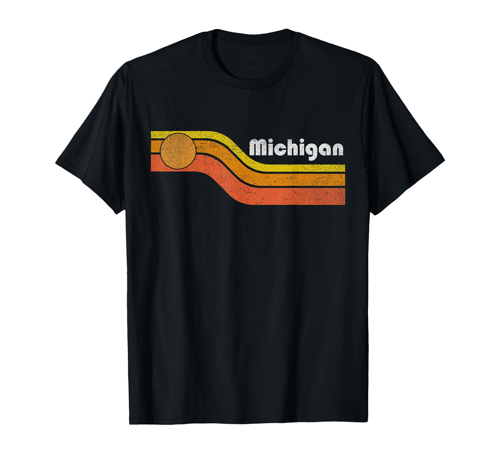 Michigan 70S 80S T-Shirt - Unique Graphic Men Women - T-Shirt, Sweatshirt, Hoodie