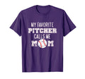 My Favorite Pitcher Calls Me Mom T-Shirt - Trendy Graphic for Adults - T-Shirt, Sweatshirt, Hoodie