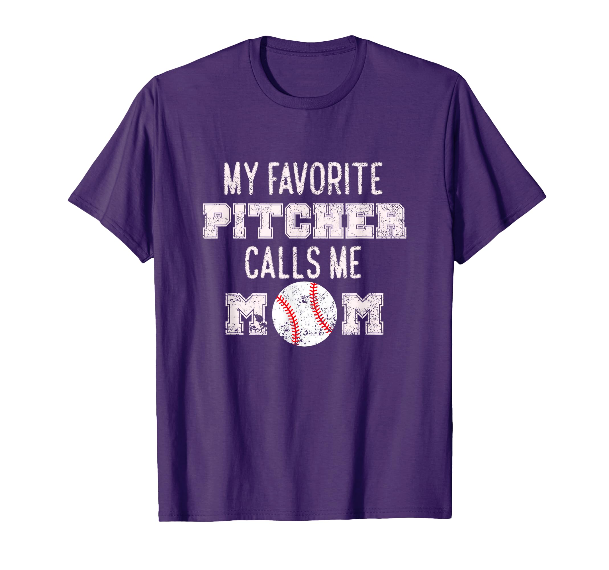 My Favorite Pitcher Calls Me Mom T-Shirt - Trendy Graphic for Adults - T-Shirt, Sweatshirt, Hoodie