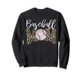 Leopard Baseball Mom Matching Sweatshirt - Minimalist Print Unisex - T-Shirt, Sweatshirt, Hoodie