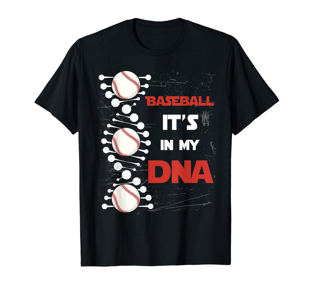 Funny Dna Gifts Baseball Players Coach T-Shirt - Graphic Print for Adults - T-Shirt, Sweatshirt, Hoodie