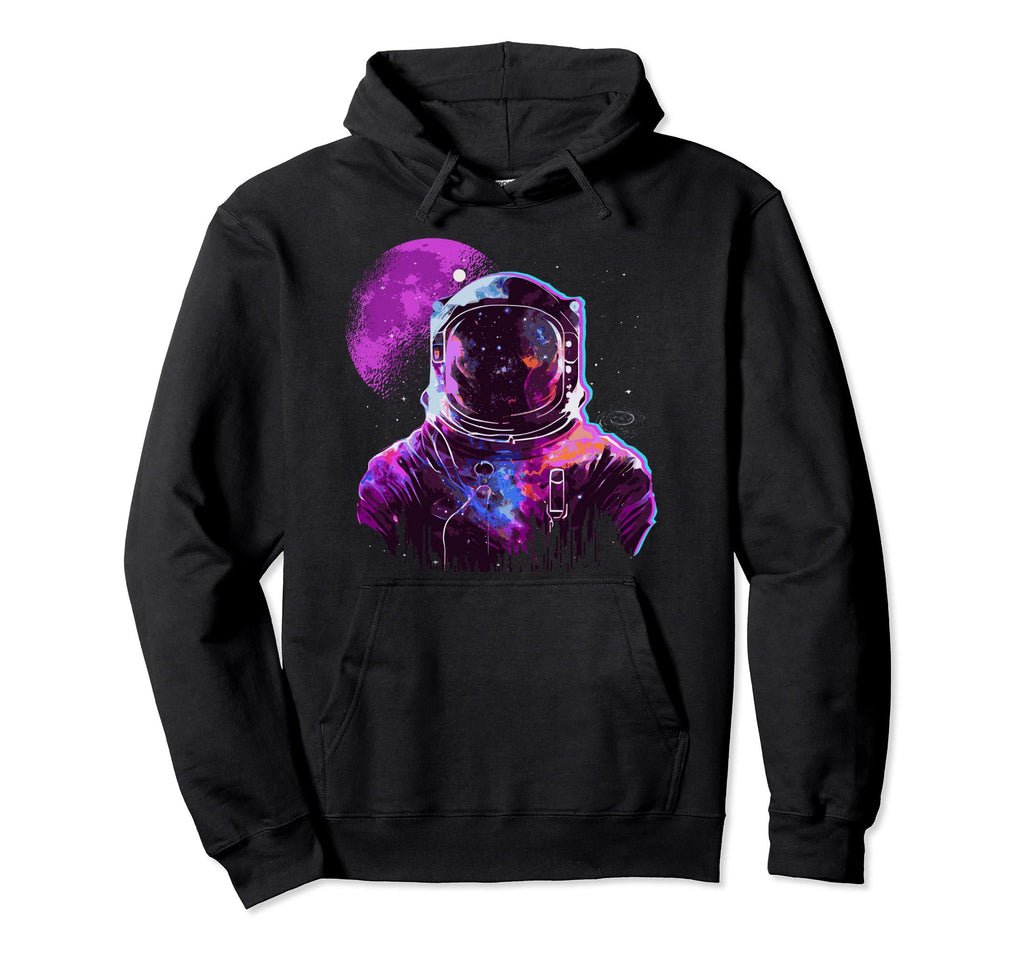 Space Astronaut Vaporwave Spaceman Hoodie - Casual Everyday Wear Unisex - T-Shirt, Sweatshirt, Hoodie
