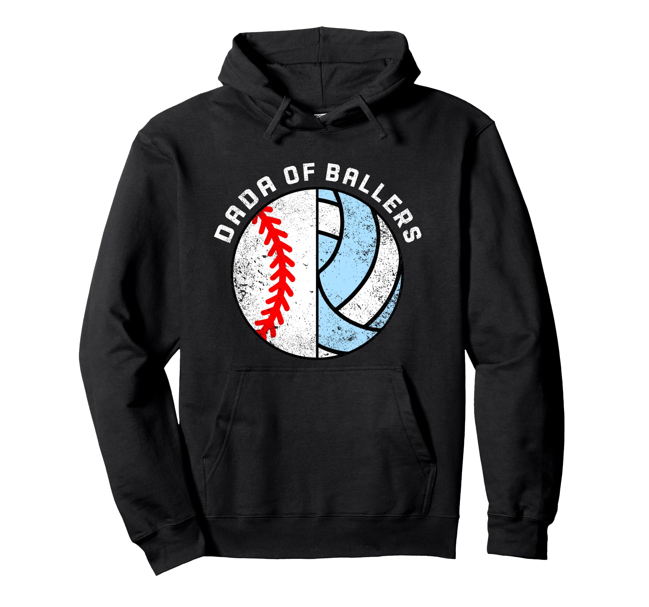 Dada Ballers Funny Baseball Hoodie - Aesthetic Graphic for Adults - T-Shirt, Sweatshirt, Hoodie