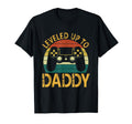 New Dad Fathers Day Leveled Up To Daddy T-Shirt - Trendy Graphic Men Women - T-Shirt, Sweatshirt, Hoodie