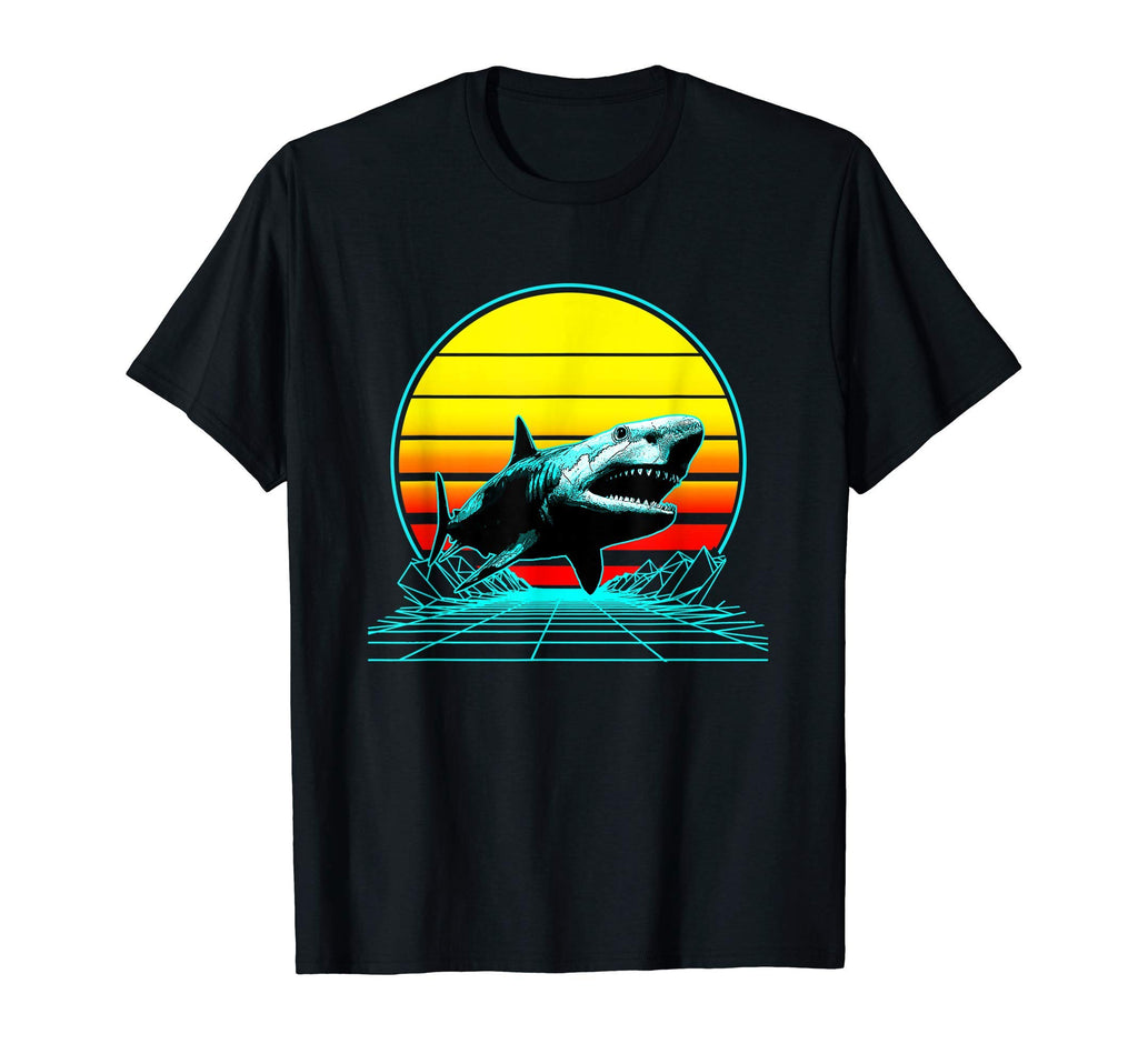 Sunset Megalodon T-Shirt - Streetwear Style for Adults - T-Shirt, Sweatshirt, Hoodie