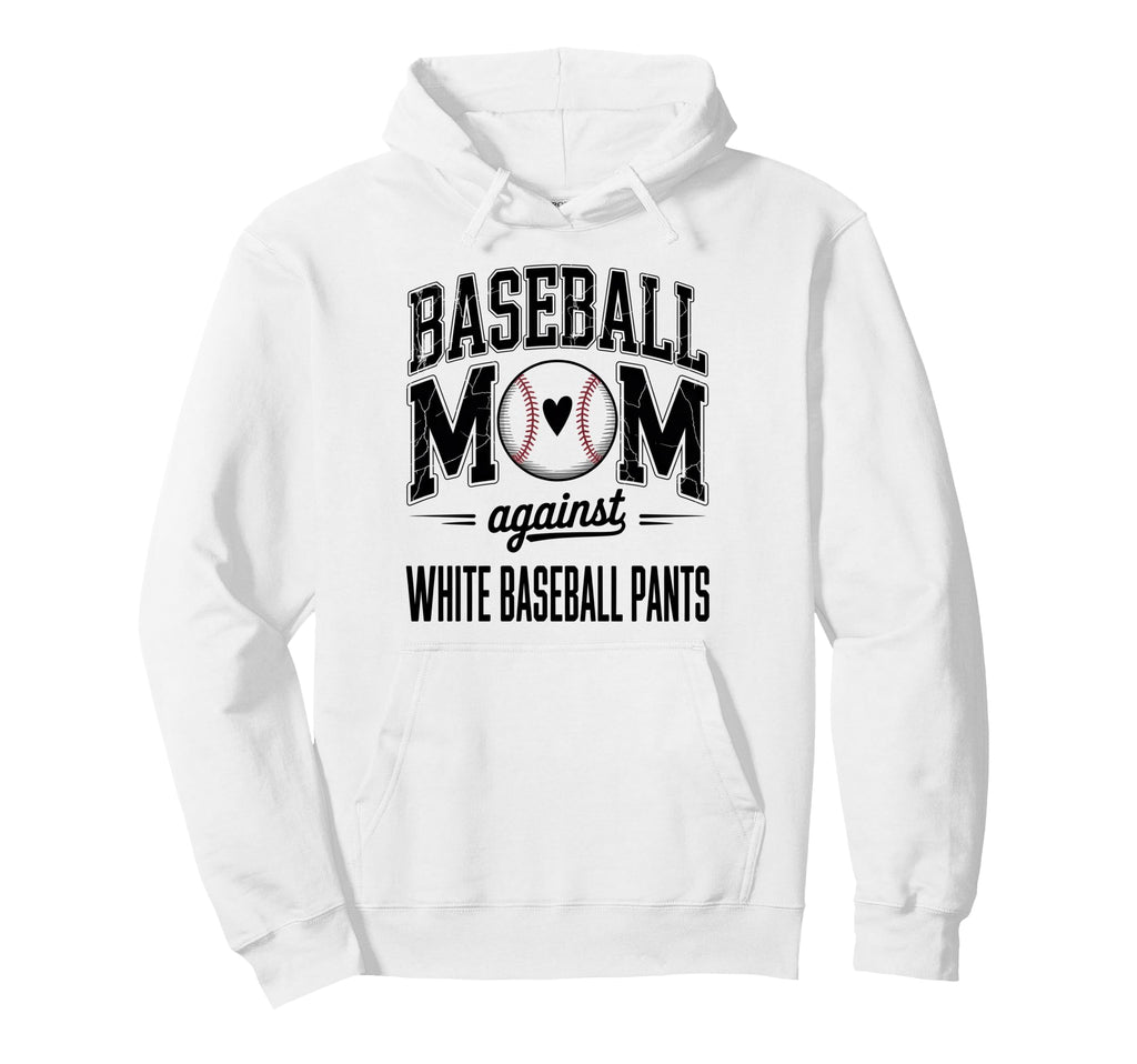 Moms Against White Baseball Pants Hoodie - Custom Art Print for Adults - T-Shirt, Sweatshirt, Hoodie