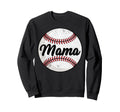 Baseball Mama Baseball Lover Sweatshirt - Minimalist Print Men Women - T-Shirt, Sweatshirt, Hoodie