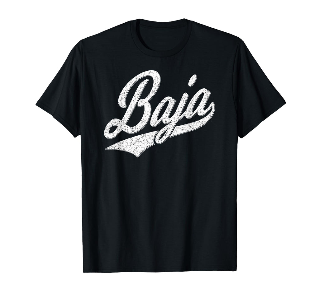 Baja California Varsity Script Sports Jersey T-Shirt - Graphic Print Unisex - T-Shirt, Sweatshirt, Hoodie
