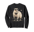 Y2K Capybara Sunglasses 90S 2000S Sweatshirt - Graphic Print for Adults - T-Shirt, Sweatshirt, Hoodie