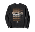 Repeating Text Brett Baty New Sweatshirt - Casual Everyday Wear Men Women - T-Shirt, Sweatshirt, Hoodie