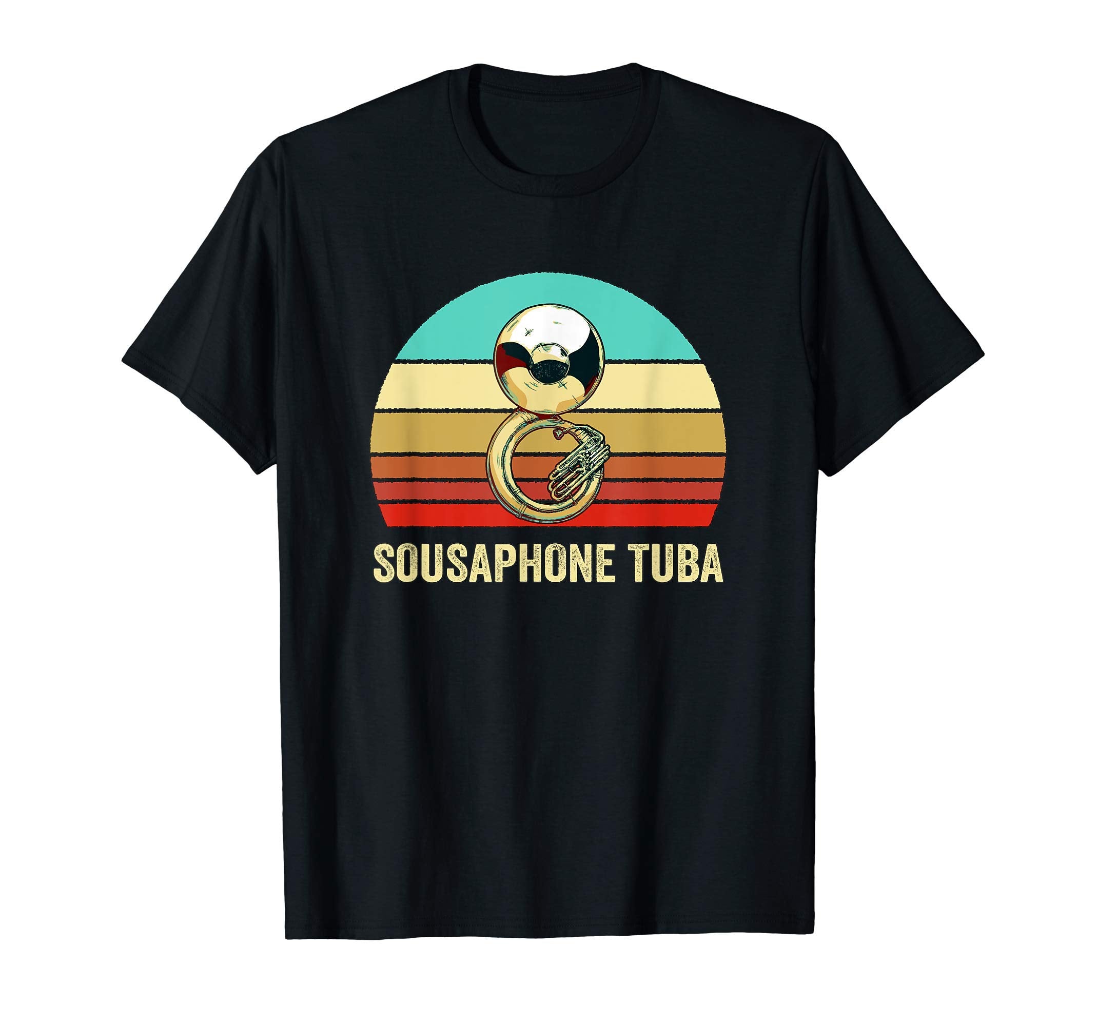 Sunset Sousaphone Tuba T-Shirt - Custom Art Print Unisex - T-Shirt, Sweatshirt, Hoodie