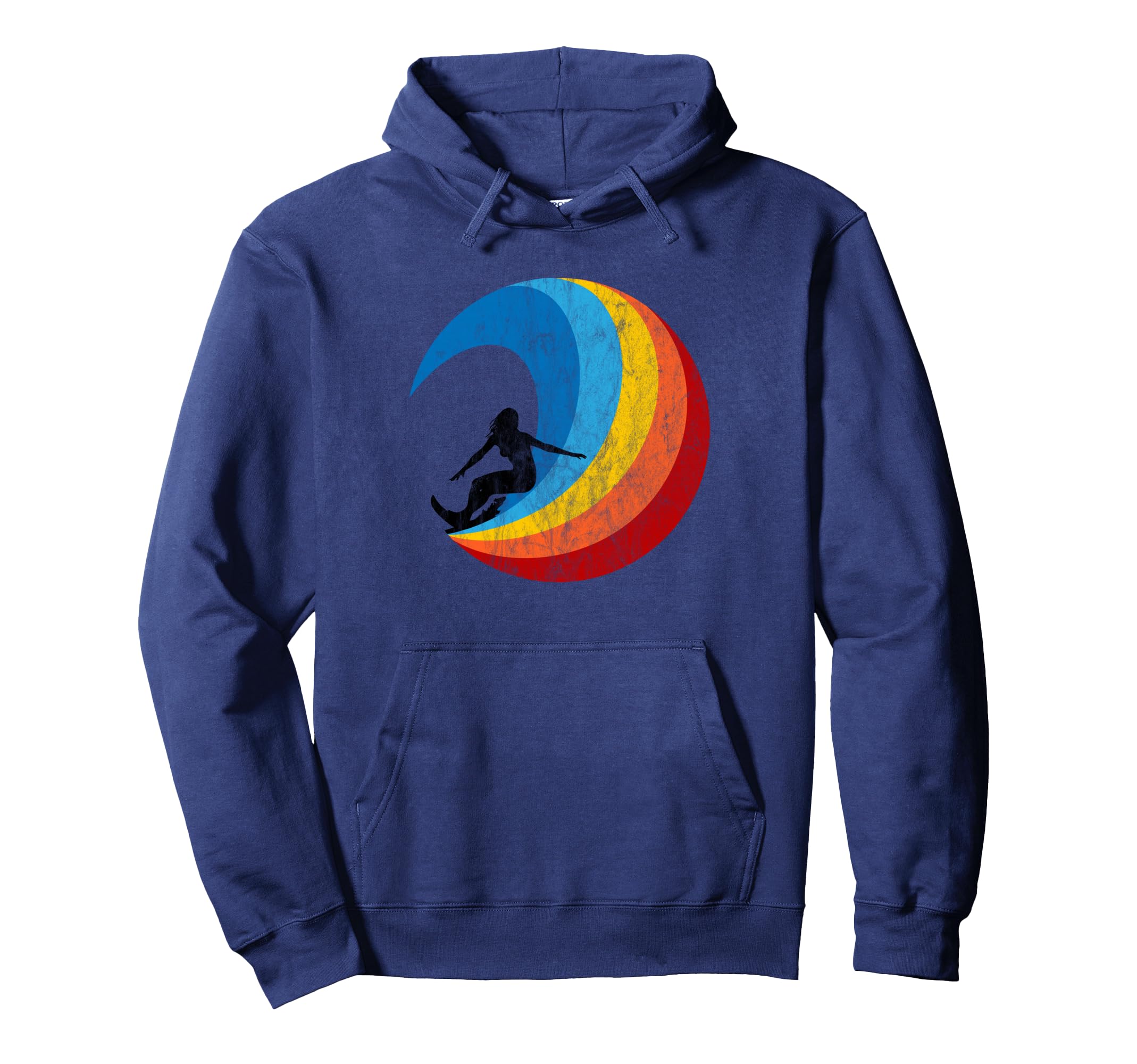 Surfer Wave Hoodie - Novelty Apparel Men Women - T-Shirt, Sweatshirt, Hoodie