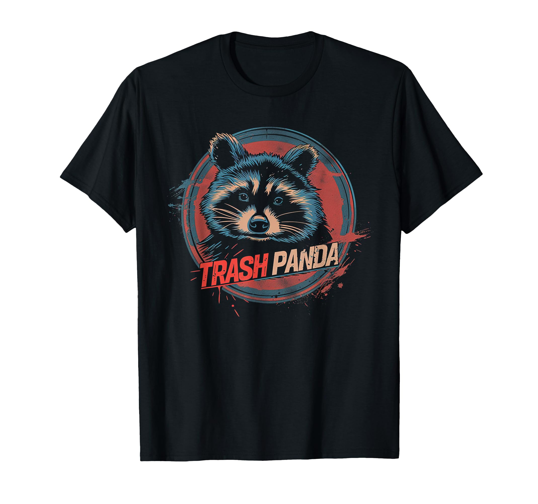 Raccoon Trash Panda 70S 80S Funny T-Shirt - Unique Graphic Unisex - T-Shirt, Sweatshirt, Hoodie