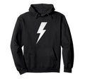 Lightning White Stylish Hoodie - Custom Art Print Unisex - T-Shirt, Sweatshirt, Hoodie