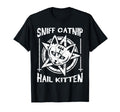Sniff Catnip Hail Kitten Death Metal T-Shirt - Trendy Graphic for Adults - T-Shirt, Sweatshirt, Hoodie