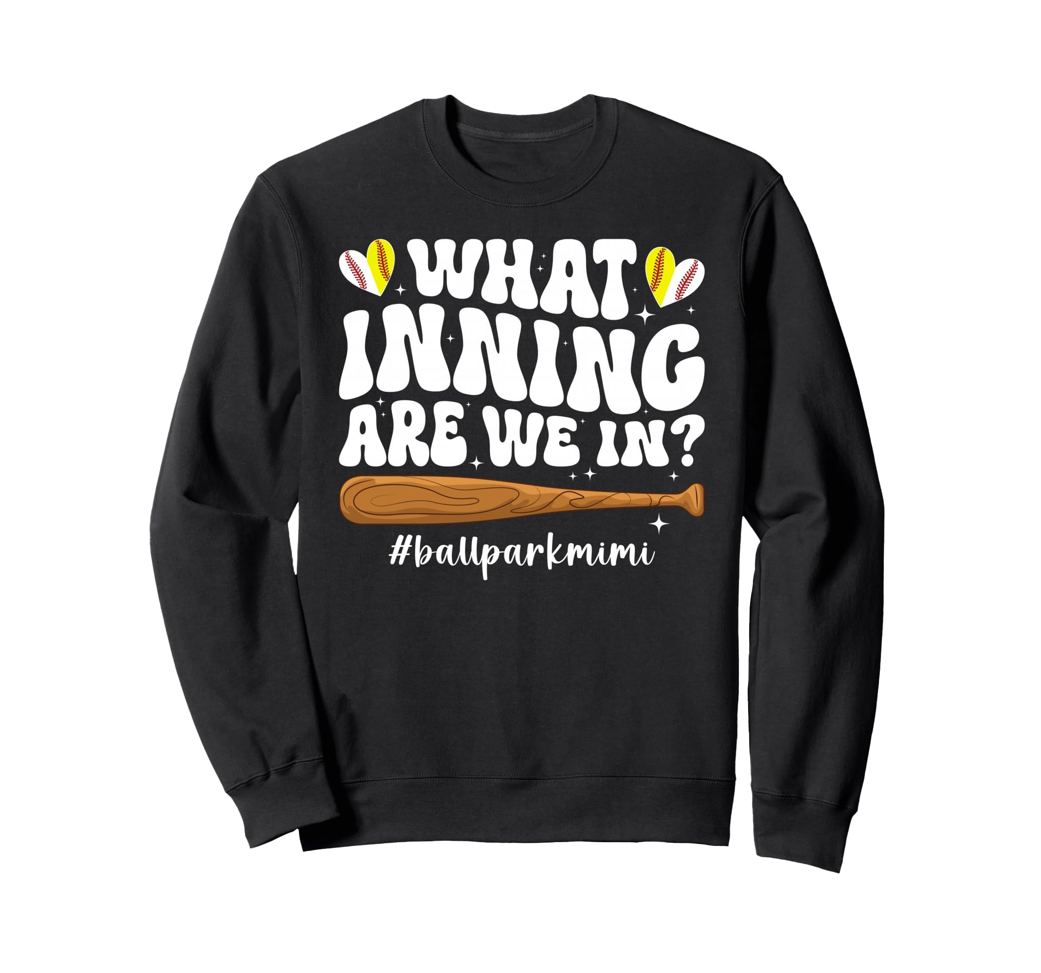 Ballpark Mimi Grandma Groovy Sweatshirt - Aesthetic Graphic Men Women - T-Shirt, Sweatshirt, Hoodie