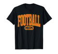 Football Mom Red Yellow Checkered T-Shirt - Fun Novelty Design Unisex - T-Shirt, Sweatshirt, Hoodie