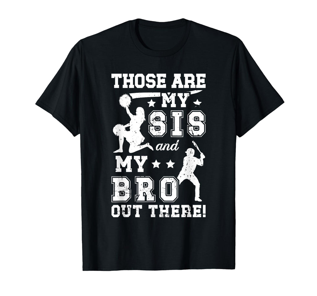 Baseball And Cheer Brother Baseball T-Shirt - Aesthetic Graphic Unisex - T-Shirt, Sweatshirt, Hoodie