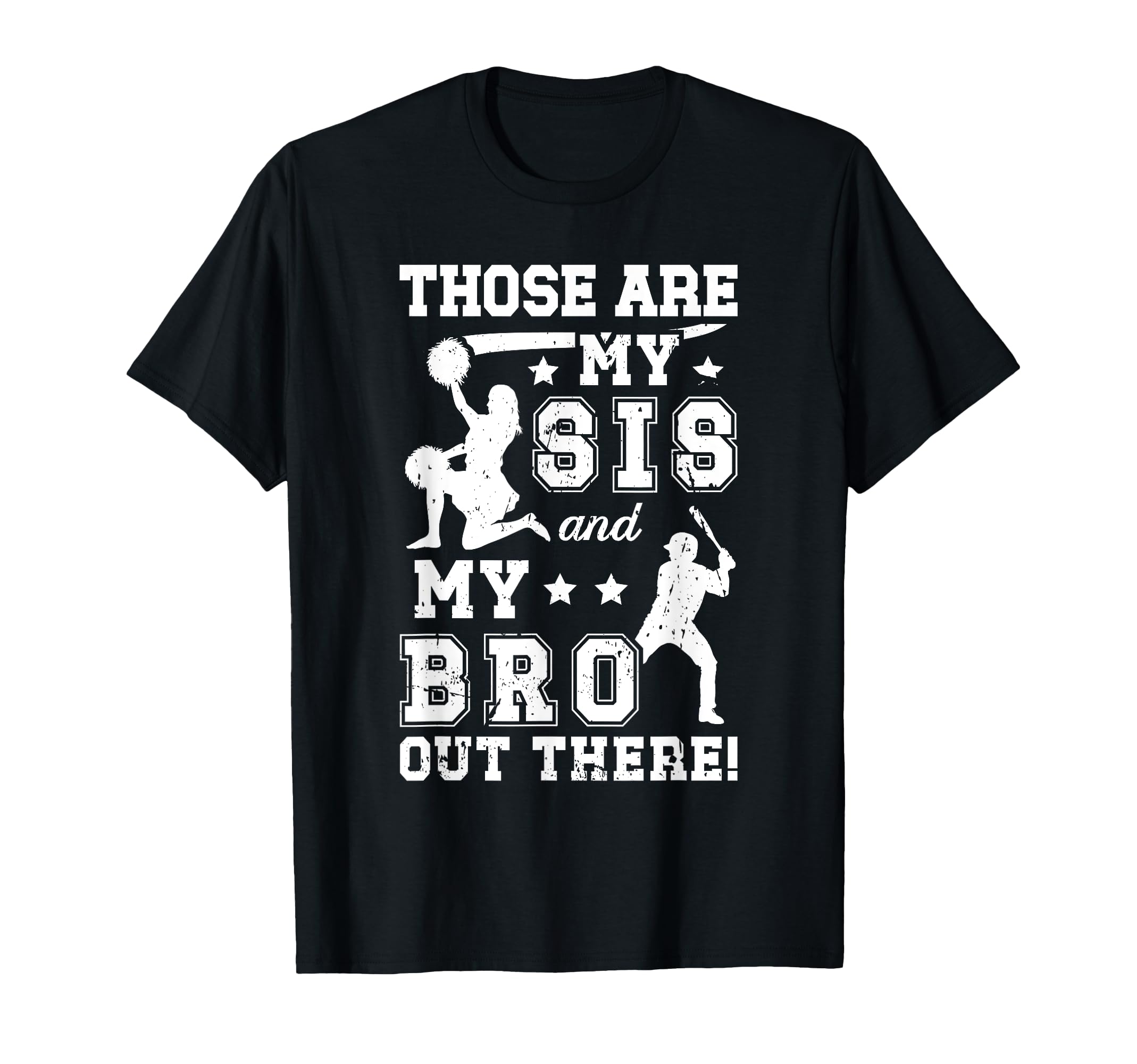 Baseball And Cheer Brother Baseball T-Shirt - Aesthetic Graphic Unisex - T-Shirt, Sweatshirt, Hoodie