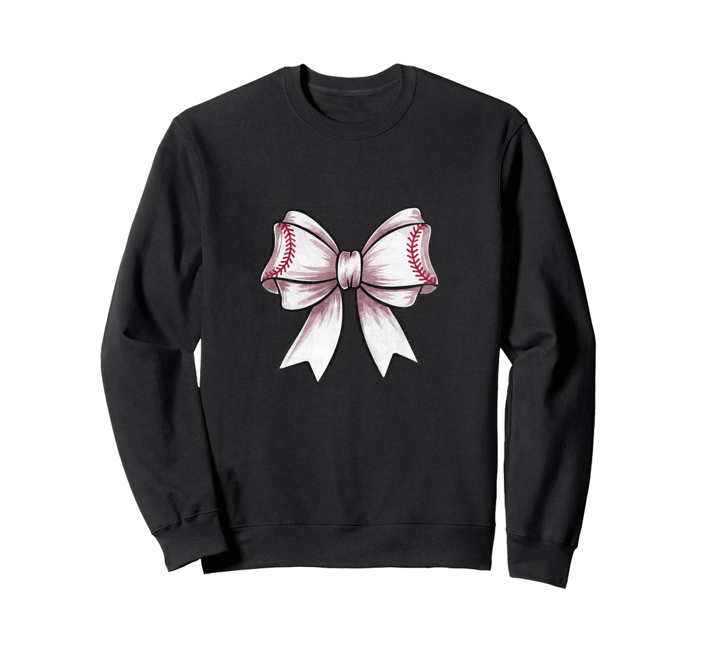 Coquette Baseball Bow Mom Sister Sweatshirt - Streetwear Style for Adults - T-Shirt, Sweatshirt, Hoodie