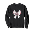 Coquette Baseball Bow Mom Sister Sweatshirt - Streetwear Style for Adults - T-Shirt, Sweatshirt, Hoodie