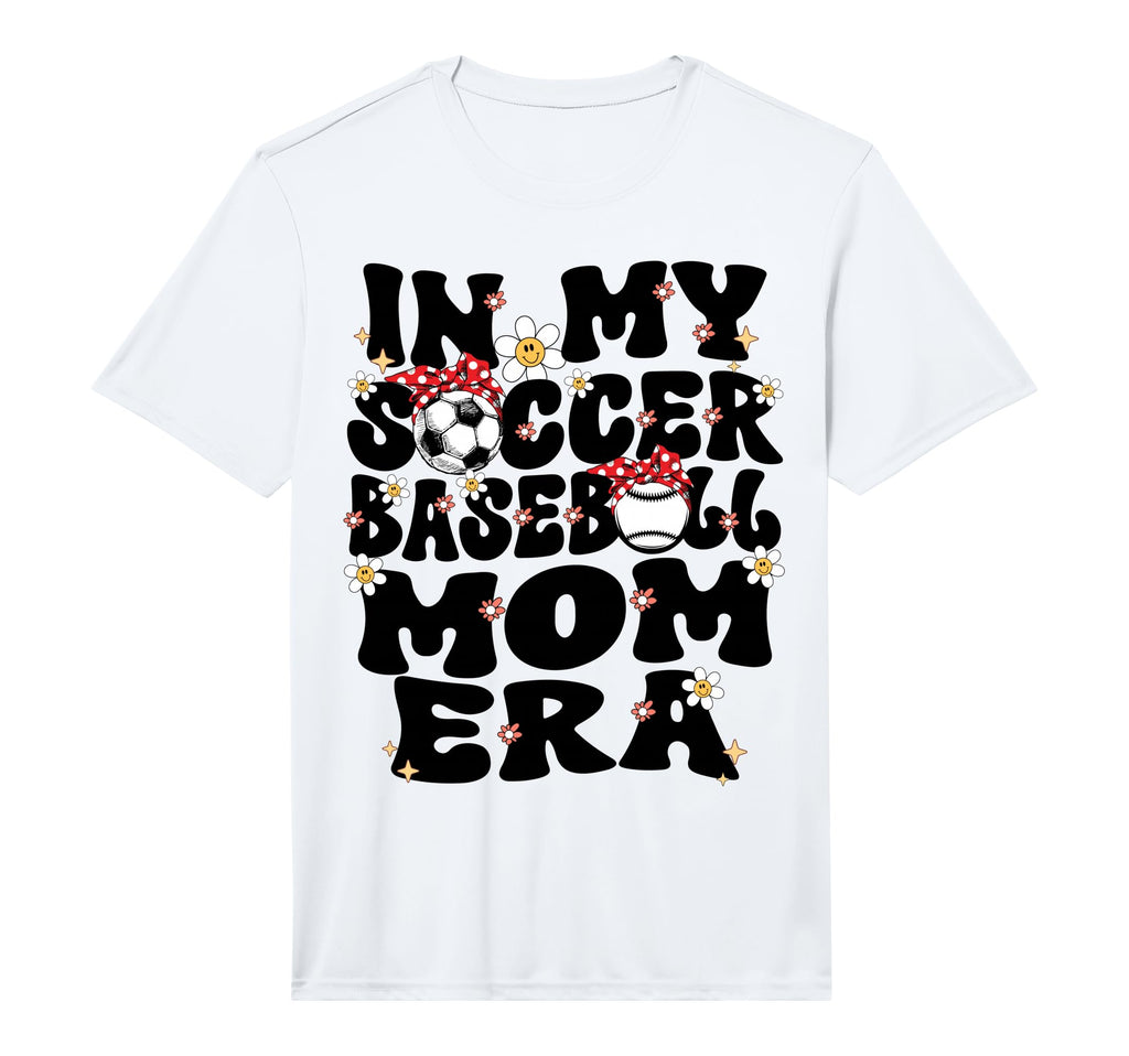My Soccer Baseball Mom Era Baseball T-Shirt - Streetwear Style Men Women - T-Shirt, Sweatshirt, Hoodie