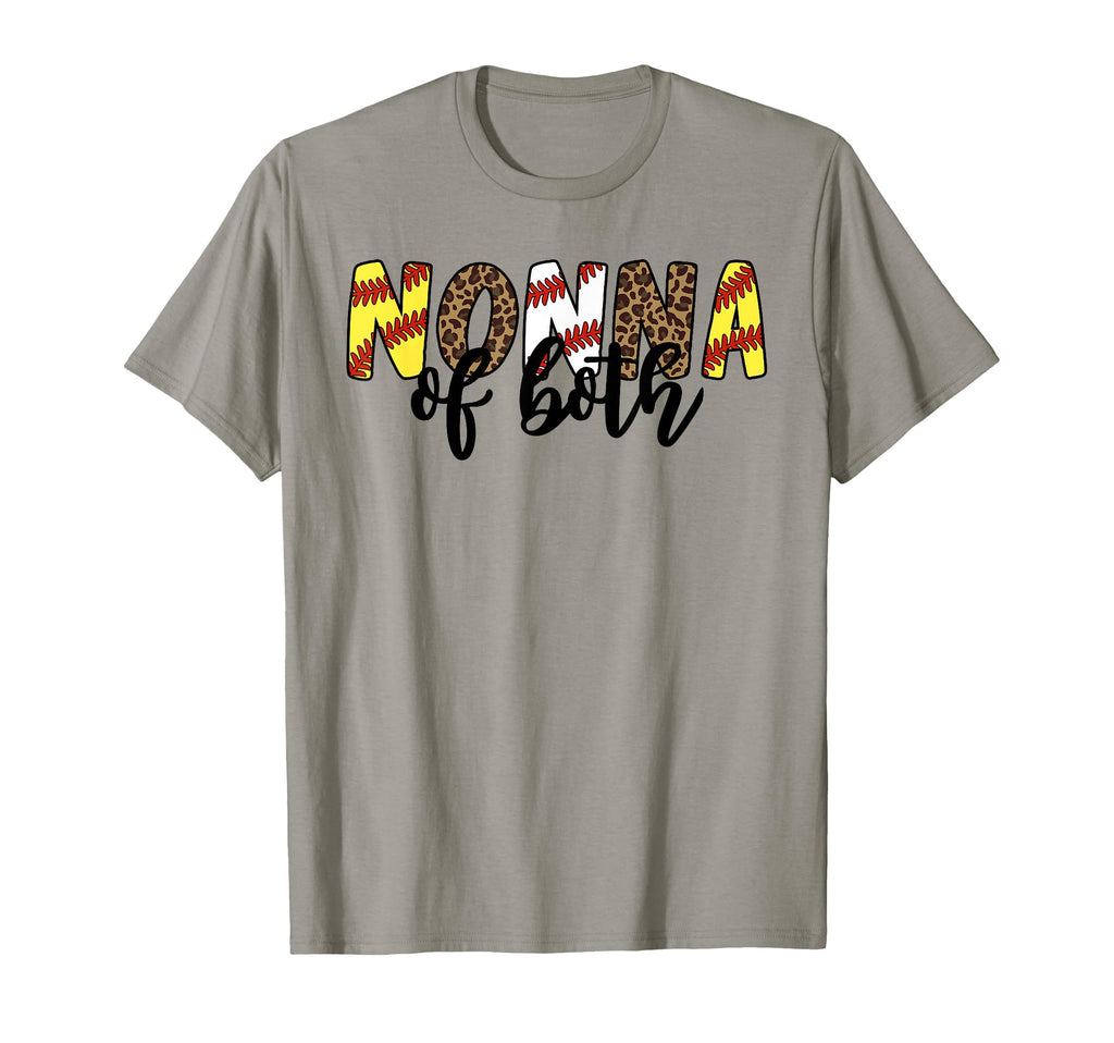 Leopard Nonna Both Baseball Softball T-Shirt - Custom Art Print for Adults - T-Shirt, Sweatshirt, Hoodie