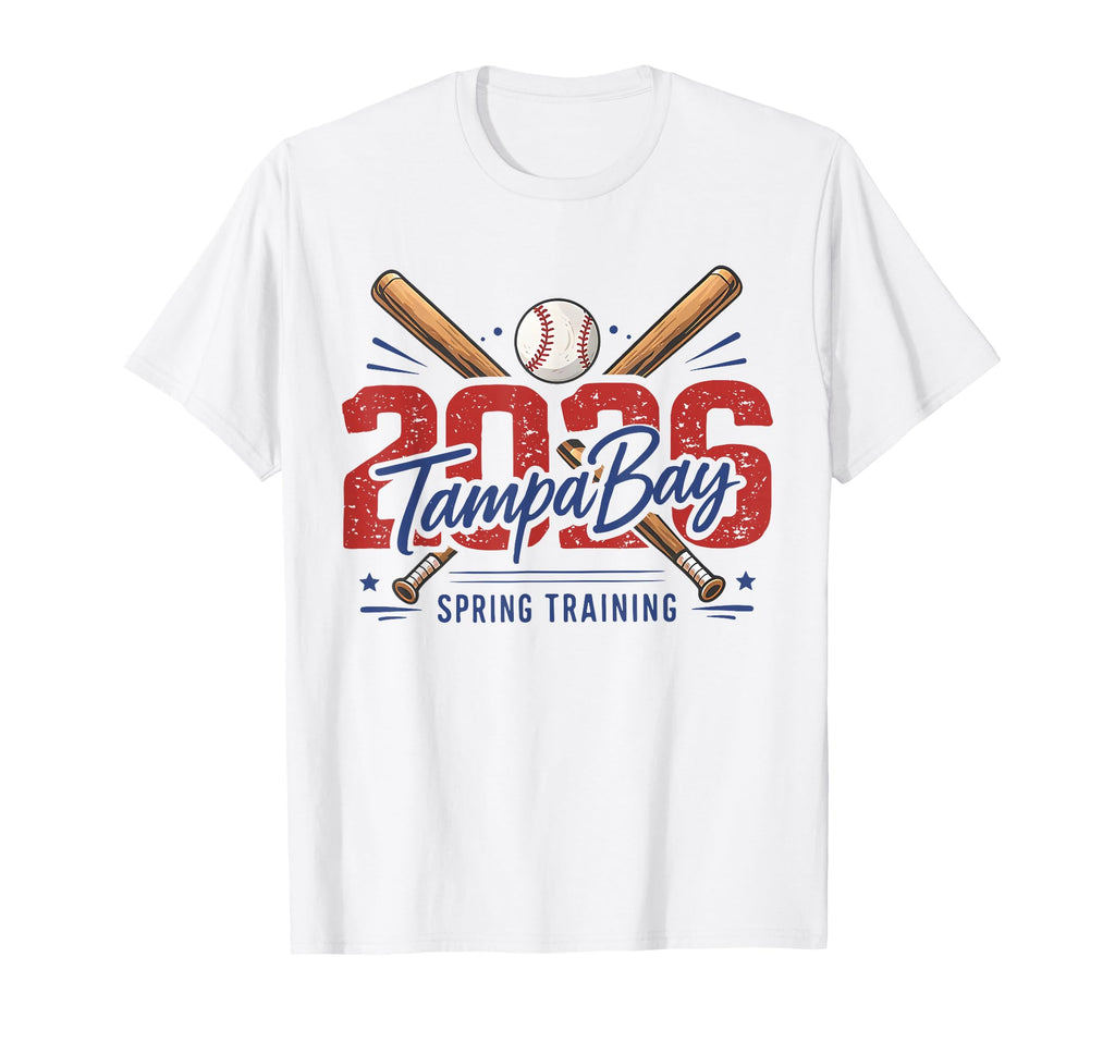 Tampa Bay Vacation Baseball 2026 T-Shirt - Casual Everyday Wear Unisex - T-Shirt, Sweatshirt, Hoodie
