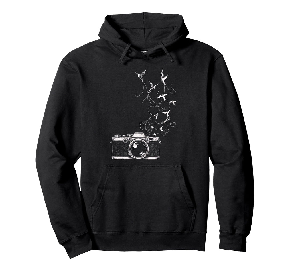Photographer Camera Photography Birds Hoodie - Novelty Apparel for Adults - T-Shirt, Sweatshirt, Hoodie