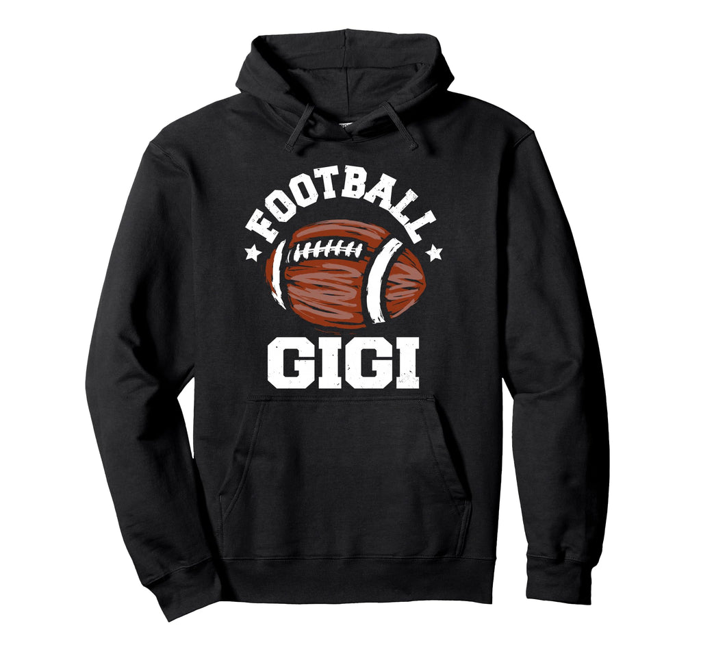Football Gigi Distressed Football Proud Hoodie - Aesthetic Graphic Unisex - T-Shirt, Sweatshirt, Hoodie
