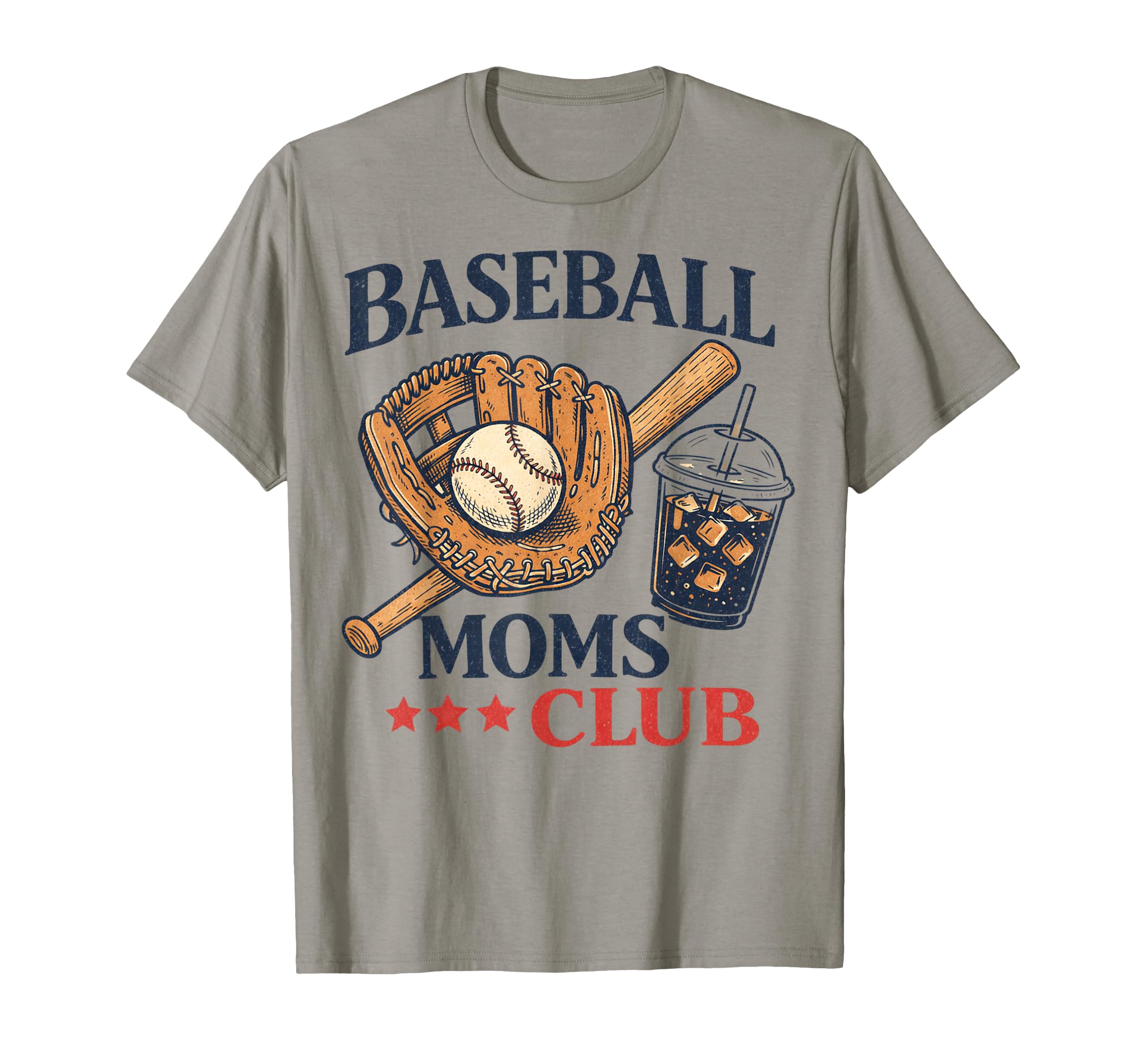 Baseball Moms Club Funny Sports Mom T-Shirt - Trendy Graphic Unisex - T-Shirt, Sweatshirt, Hoodie