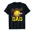 Softball Dad Matching Family Sports Game T-Shirt - Minimalist Print Unisex - T-Shirt, Sweatshirt, Hoodie