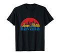 Havana Cuba Sunset City Skyline T-Shirt - Fun Novelty Design Unisex - T-Shirt, Sweatshirt, Hoodie