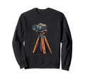 Photography Camera Tripod Sweatshirt - Aesthetic Graphic Unisex - T-Shirt, Sweatshirt, Hoodie