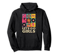 90S Disco Ball Aesthetic Lets Go Hoodie - Novelty Apparel for Adults - T-Shirt, Sweatshirt, Hoodie
