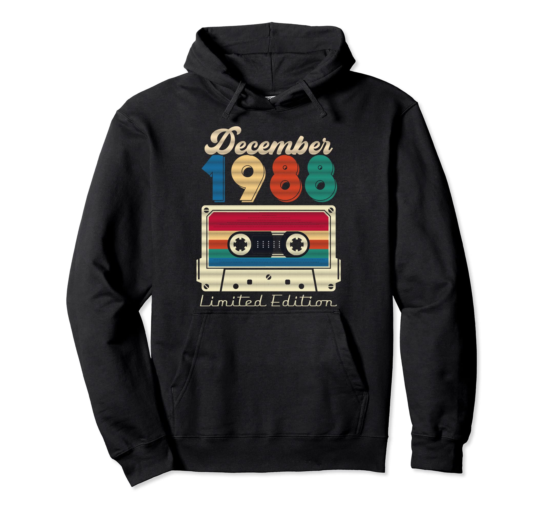 33Rd Birthday 2021 December 1988 Hoodie - Unique Graphic for Adults - T-Shirt, Sweatshirt, Hoodie